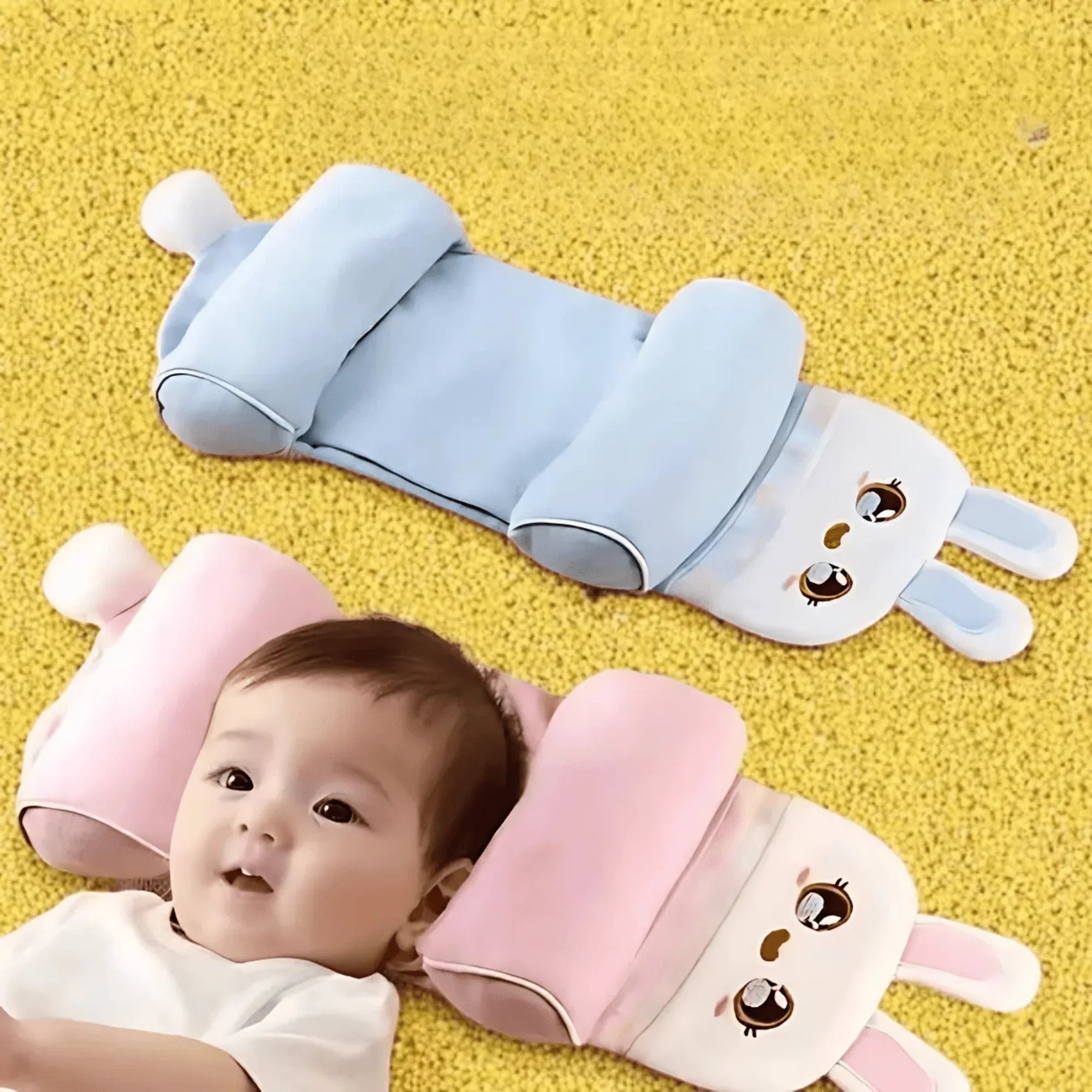 Adjustable Newborn Baby Head Shaping Pillow – Anti Flat Head Support
