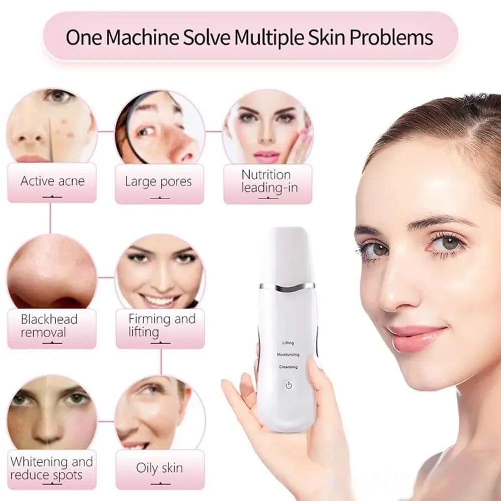 Face Skin Scrubber Moisturizer Pore Facial Cleanser Beauty Device For Women