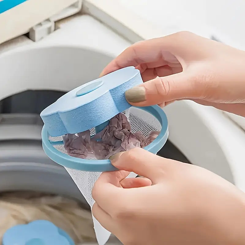 (Pack of 3) Reusable Washing Machine Filter dust particles Hair and Lint Garbage Catcher