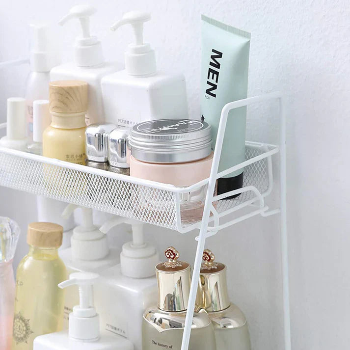 Multipurpose Portable 2-Tier Metal Stand For Kitchen & Bathroom & In just Rs 1699 with 10 Days Money Back Guarantee for Customer Satisfaction.