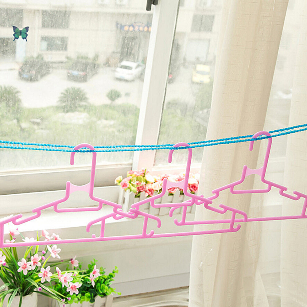 Buy 1 Get 2 Free Offer 3 Pcs Wind Proof Non Slip Nylon Hanging Drying Rope Clothes washing line with full size of 5 Meters in Rs 699