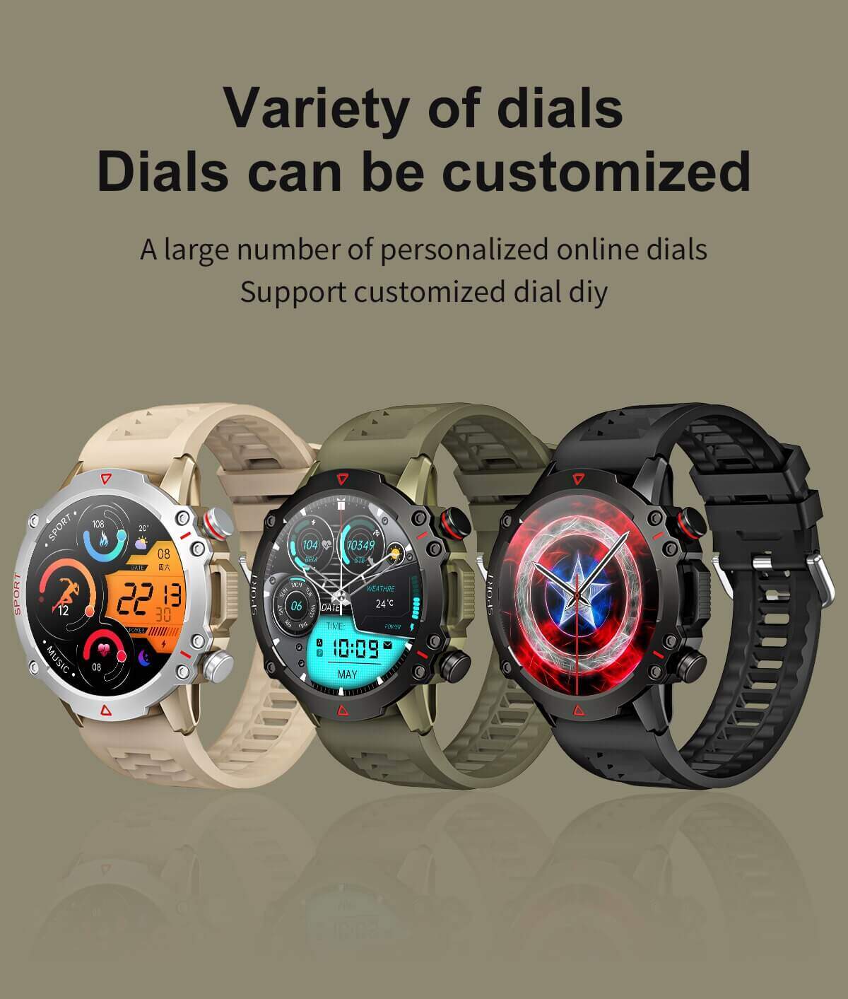 TF10 Pro Round dial Smart Watch with Bluetooth Calling Amoled Screen with Box For Men and Women