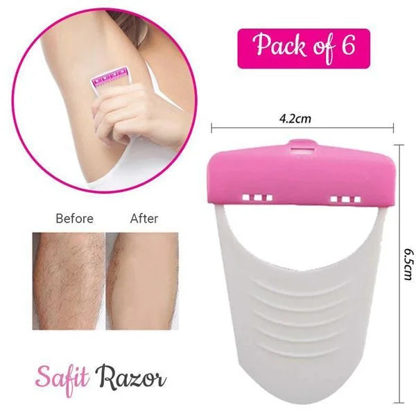 Ladies Womens Girls Shaver Trimmer (6Pcs)