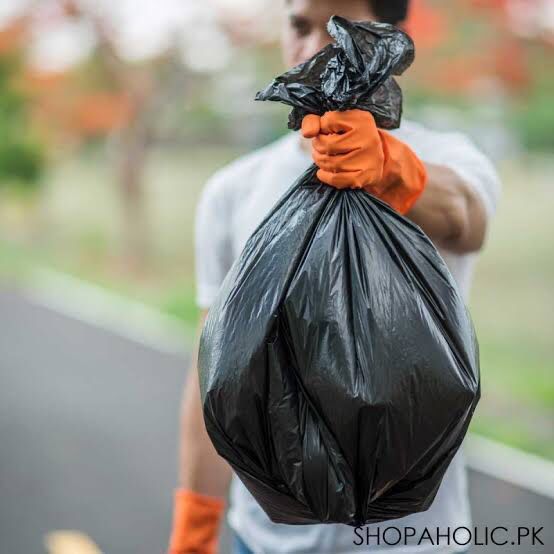 (Pack of 3) Non Toxic Export Quality Garbage Bag Roll For Home and Outdoor Use