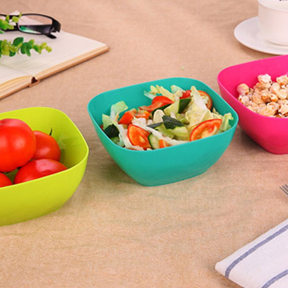 (Pack of 12) Plastic Bowl Set For Home and Outdoor Use