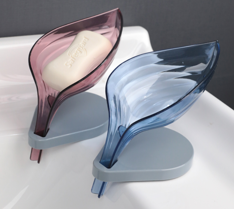 Azaadi Sale Offer 5 Pcs Leaf Shape Soap Holder with Self Draining (5 Holders)