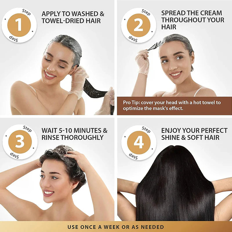Karseell Collagen Hair Treatment Mask For Dry Damaged and All Hair Types For Women
